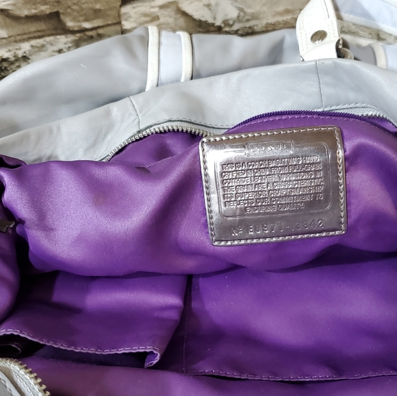 SOLD Coach Poppy Two Way Tote - Picture 3 of 5